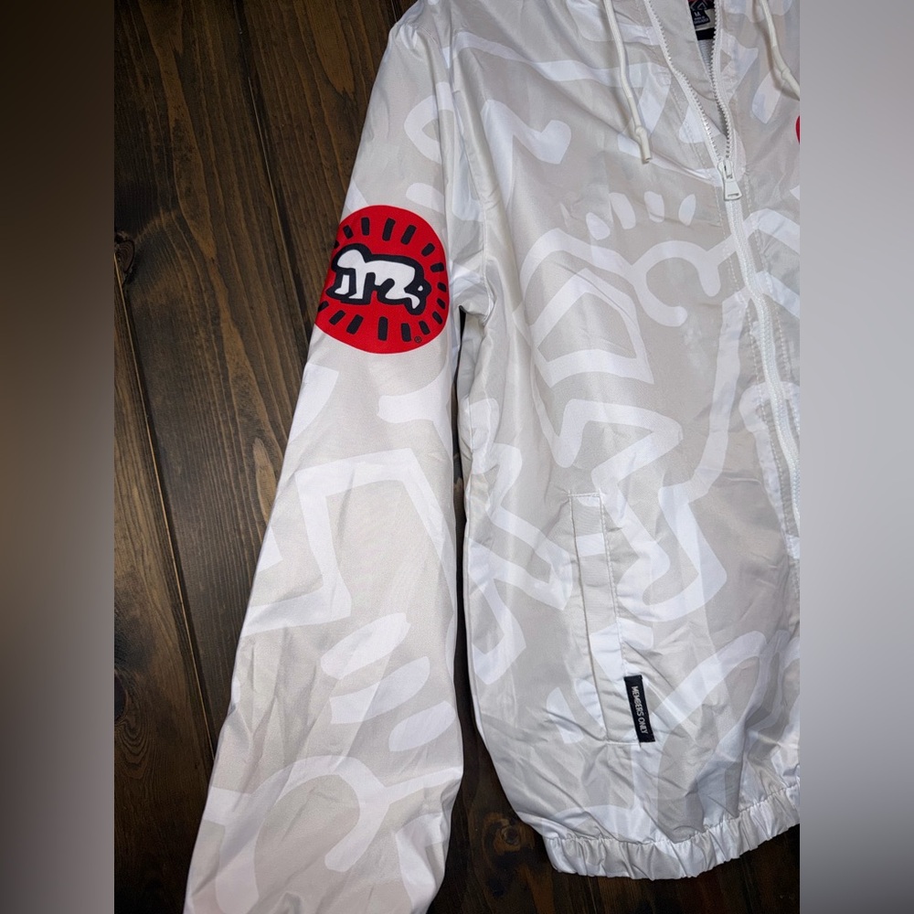 Members Only Keith Haring Windbreaker Zip Jacket - Picture 2 of 9